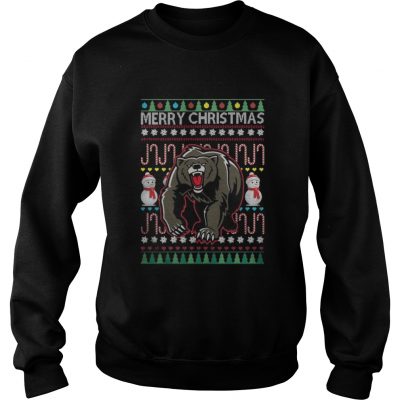 Bear Merry Christmas Sweatshirt