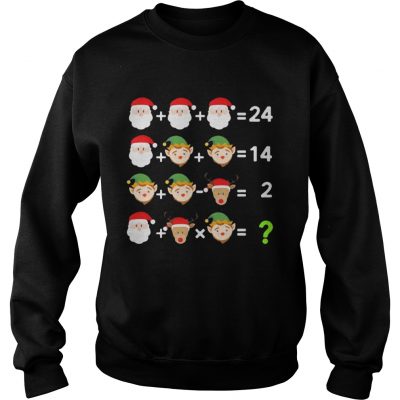 Bedmas Math Equation Math Teacher Christmas Sweatshirt