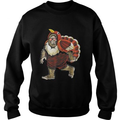 Bigfoot Turkey Thanksgiving Sweatshirt