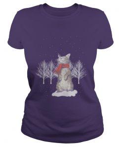 Cat Christmas 2018 Ladies Tee