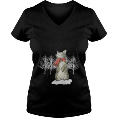 Cat Christmas 2018 VNeck