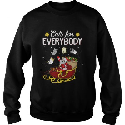 Cats For Everybody Santa’s Gift Christmas Sweatshirt