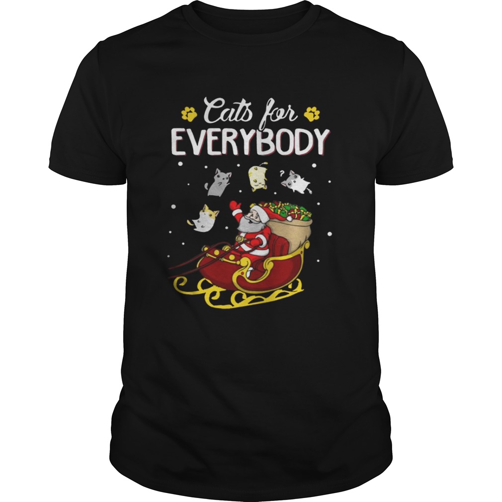 Cats For Everybody Santa’s Gift Christmas shirt