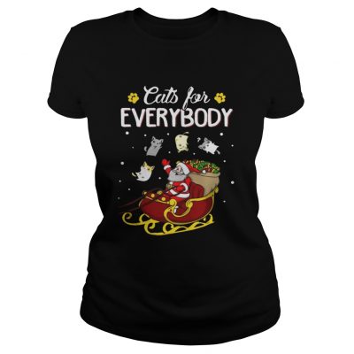 Cats For Everybody Santa’s Gift Christmas shirt Ladies Tee