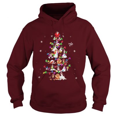 Cavalier King Charles Spaniel Christmas tree Hoodie