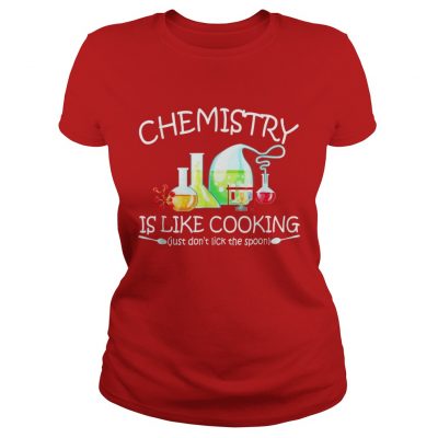 Chemistry Is Like Cooking Ladies Tee