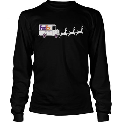 Christmas Fedex Reindeers Longsleeve Tee