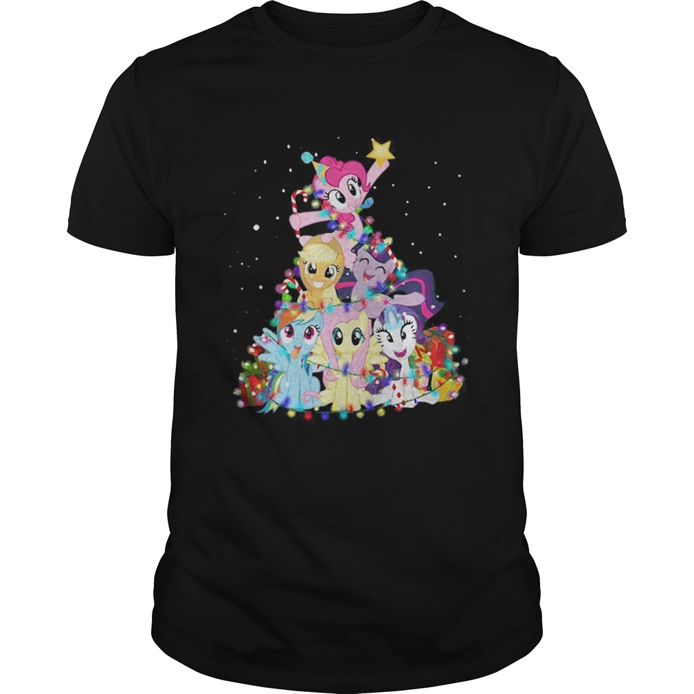 Christmas My Little Pony Christmas tree shirt