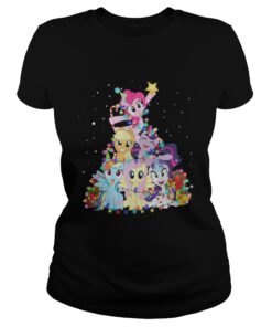 Christmas My Little Pony Christmas tree Ladies Tee