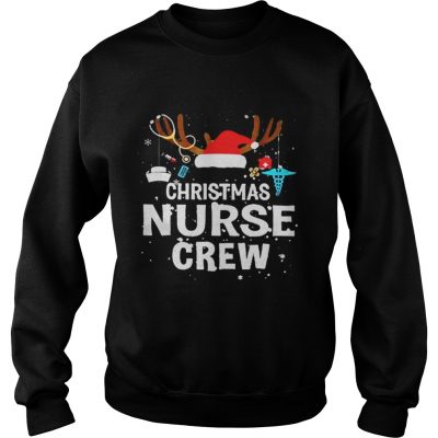 Christmas nurse crew Hat Santa Reindeer Sweatshirt