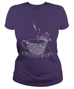 Coffee diamond Christmas Ladies Tee