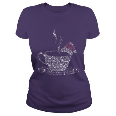 Coffee diamond Christmas Ladies Tee