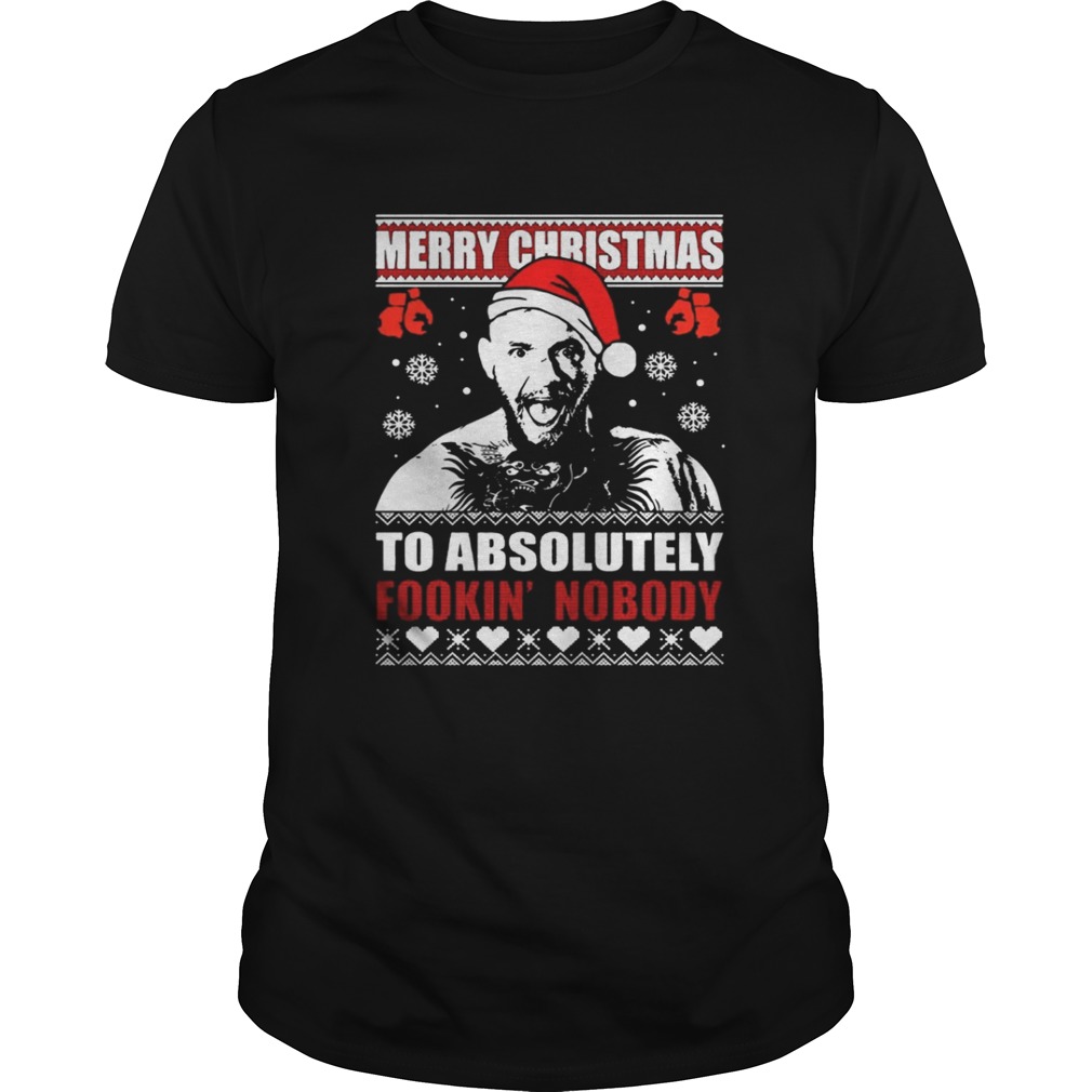 Conor Mcgregor – Merry Christmas To Absolutely Fookin’ Nobody Ugly Shirt