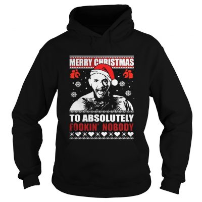 Conor Mcgregor – Merry Christmas To Absolutely Fookin’ Nobody Ugly Hoodie