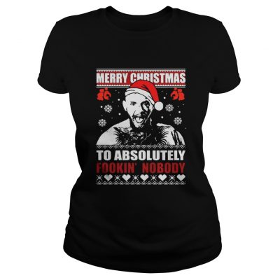 Conor Mcgregor – Merry Christmas To Absolutely Fookin’ Nobody Ugly Ladies Tee