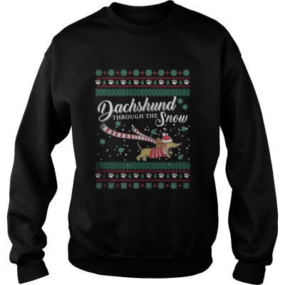 Dachshund through the snow Sweatshirt