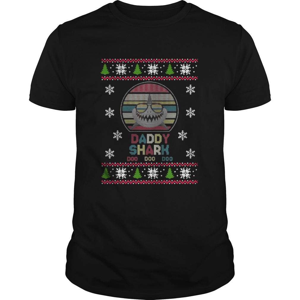 Daddy Shark Doo Doo Doo Christmas Shirt