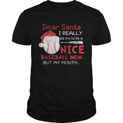 Dear Santa I really did try to be a nice baseball mom Guys