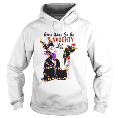 Disney Maleficent Light Guess Whos Naughty List Christmas Hoodie