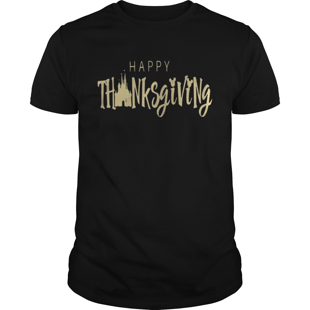 Disney happy thanksgiving shirt