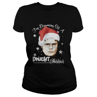 Dwight Schrute I’m dreaming of a Dwight Christmas Ladies Tee