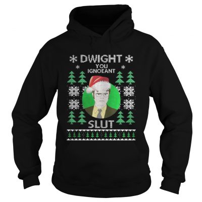 Dwight you ignoeant slut Christmas Hoodie