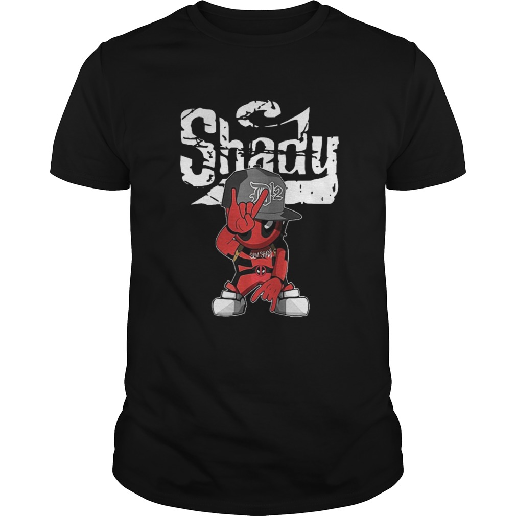 Eminem Shady Wars Deadpool shirt