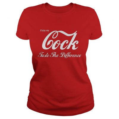 Enjoy my Cock taste the difference Christmas Ladies Tee