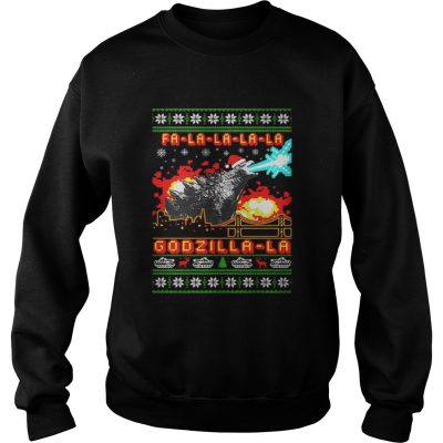 Fa La La La La Godzilla La Christmas Ugly Sweatshirt