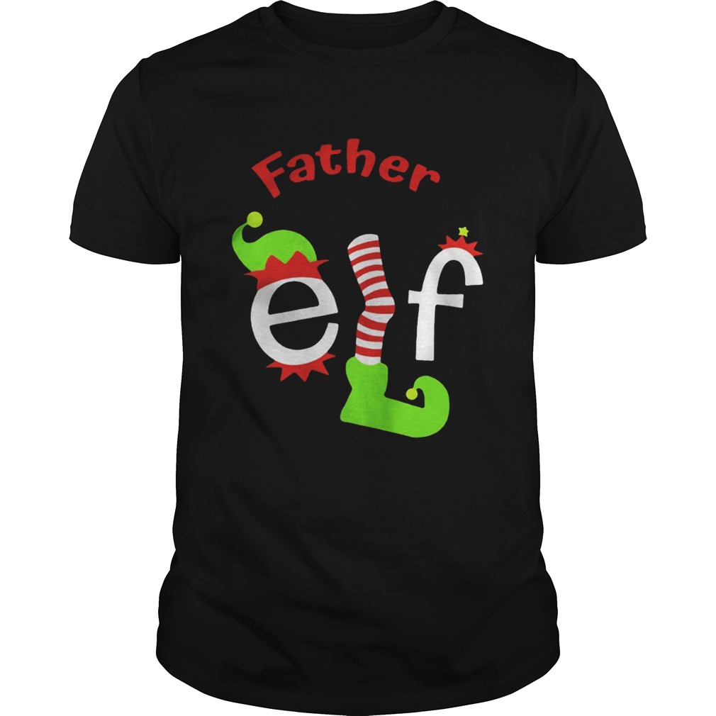 Father Elf Christmas ugly shirt