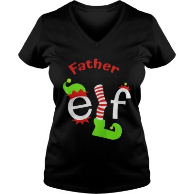 Father Elf Christmas ugly VNeck