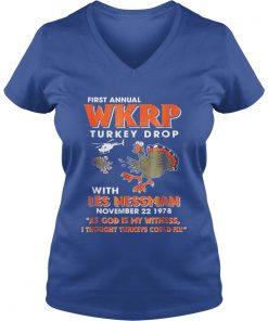 First Annual WKRP Turkey Drops With Les Nessman VNeck