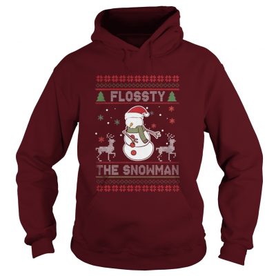 Flossty the Snowman Christmas Hoodie