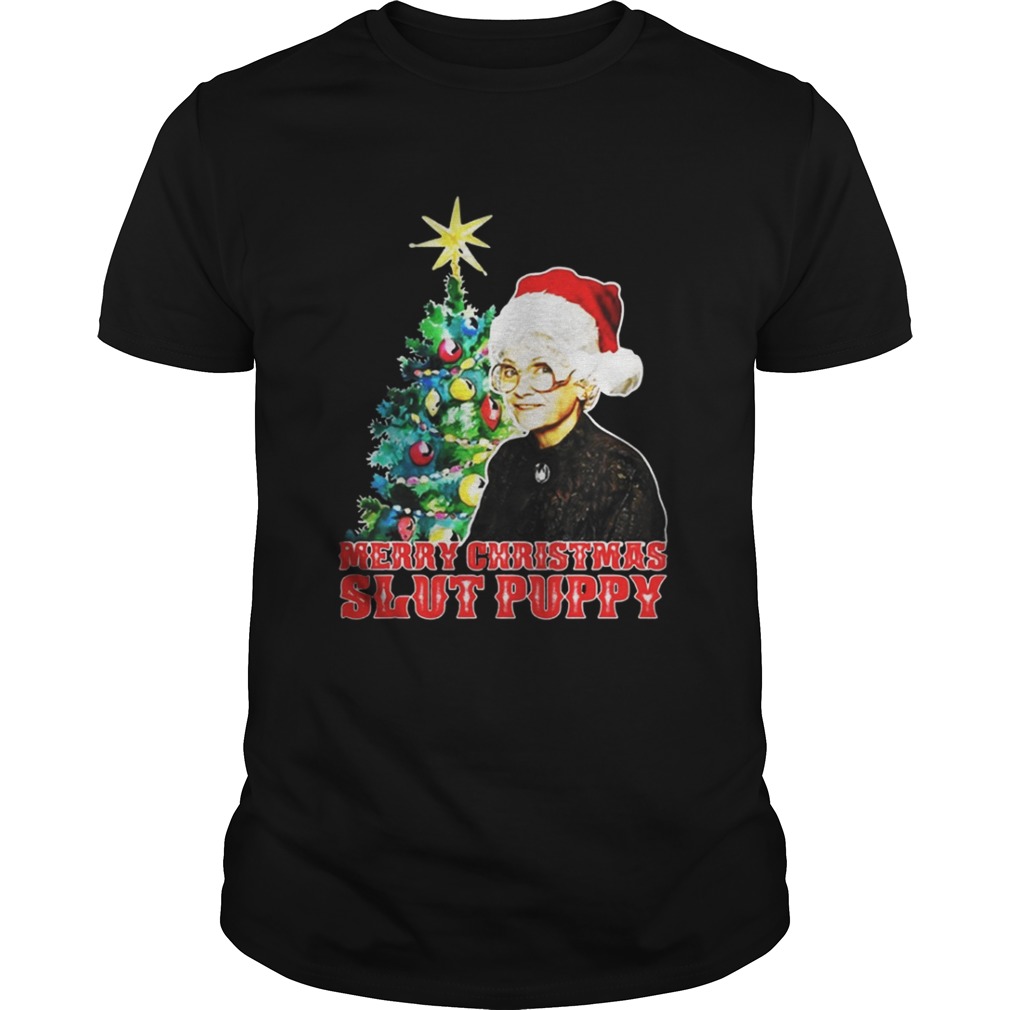 Golden Girls Merry Christmas Slut Puppy shirt