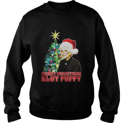 Golden Girls Merry Christmas Slut Puppy Sweatshirt