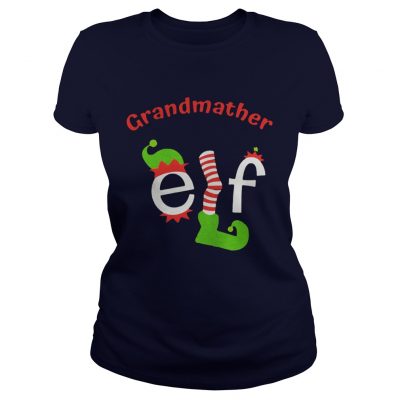 Grandmather Elf Christmas ugly Ladies Tee