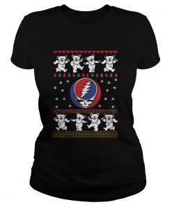 Grateful Dead Christmas Ladies Tee