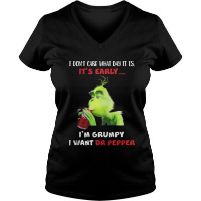 Grinch I’m Grumpy I want Dr Papper Christmas VNeck