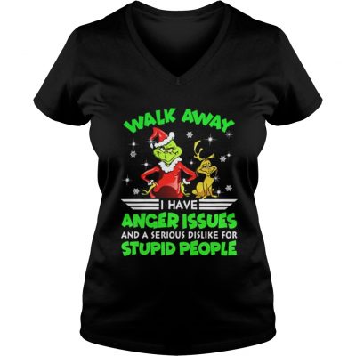 Grinch and Max walk away I have anger issues VNeck