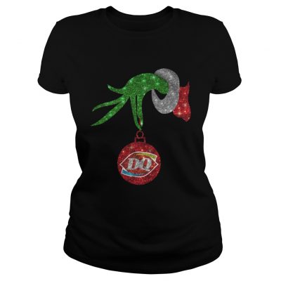 Grinch hand Royal Dutch Shell Christmas Ladies Tee