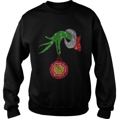 Grinch hand Royal Dutch Shell Christmas Sweatshirt