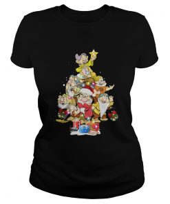 Grumpy Christmas tree Ladies Tee