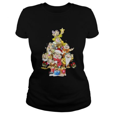 Grumpy Christmas tree Ladies Tee