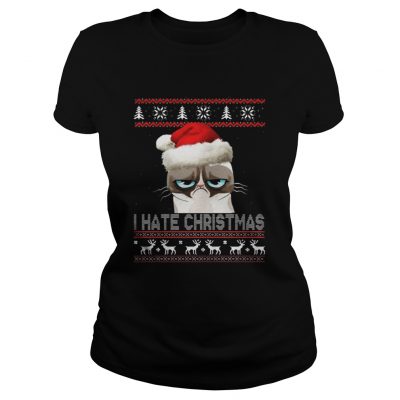 Grumpy – I Hate Christmas Ugly Ladies Tee