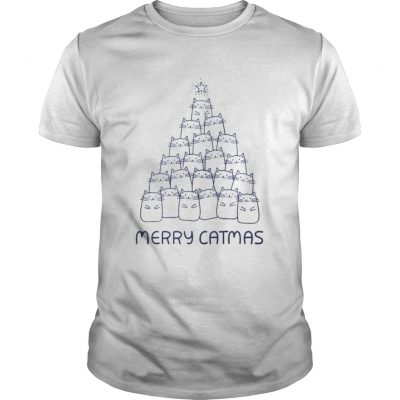 Guys Cat Christmas Tree – Merry Catmas Shirt