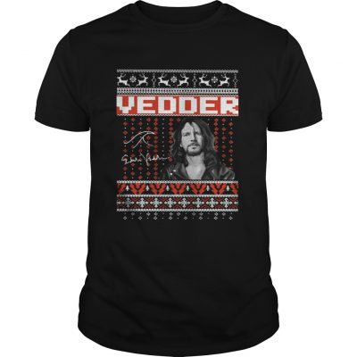 Guys Eddie Vedder Santa Christmas Sweat shirt