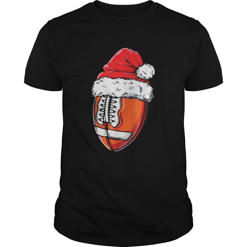 Football Ball Santa Christmas Shirt