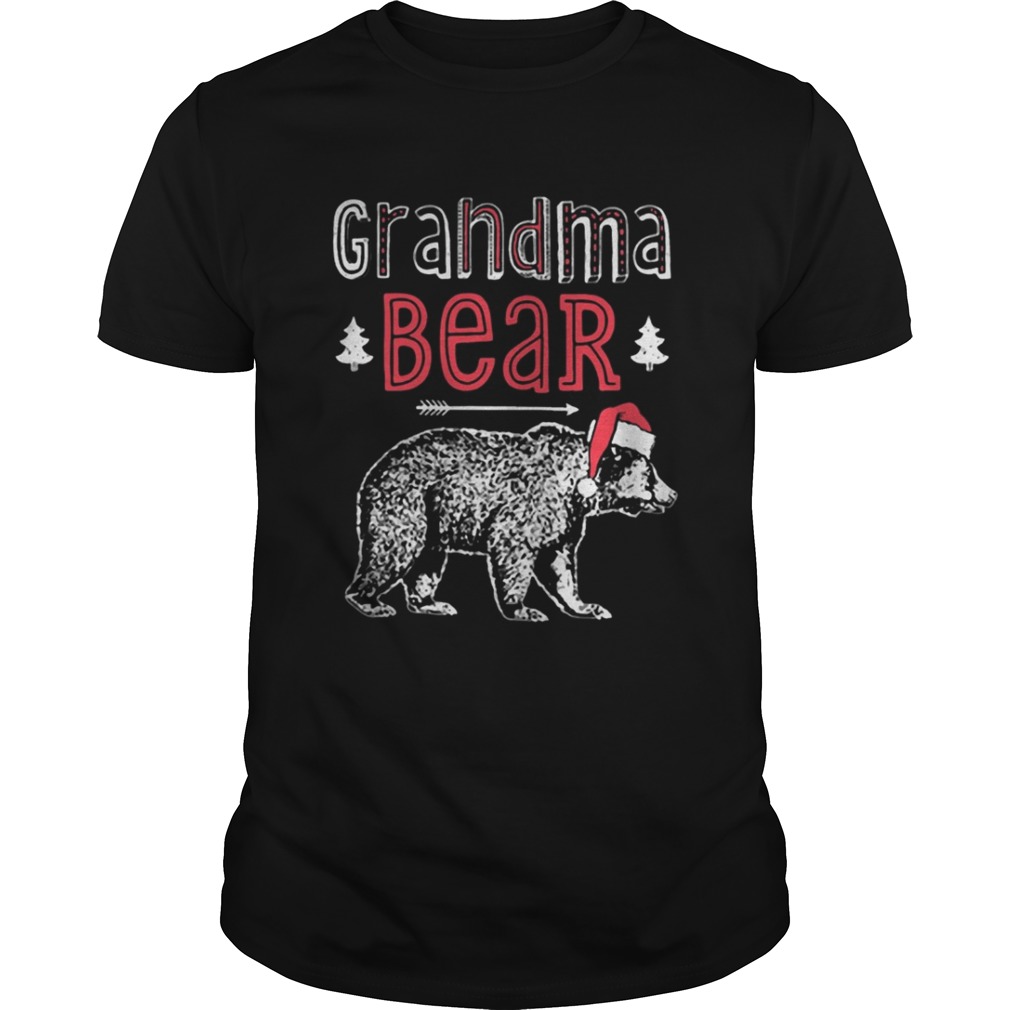 Grandma Bear Christmas Santa Shirt