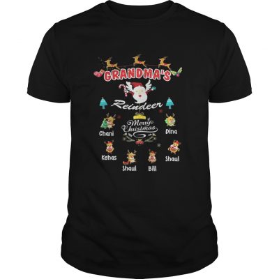 Guys Grandma’s Reindeers Merry Christmas shirt