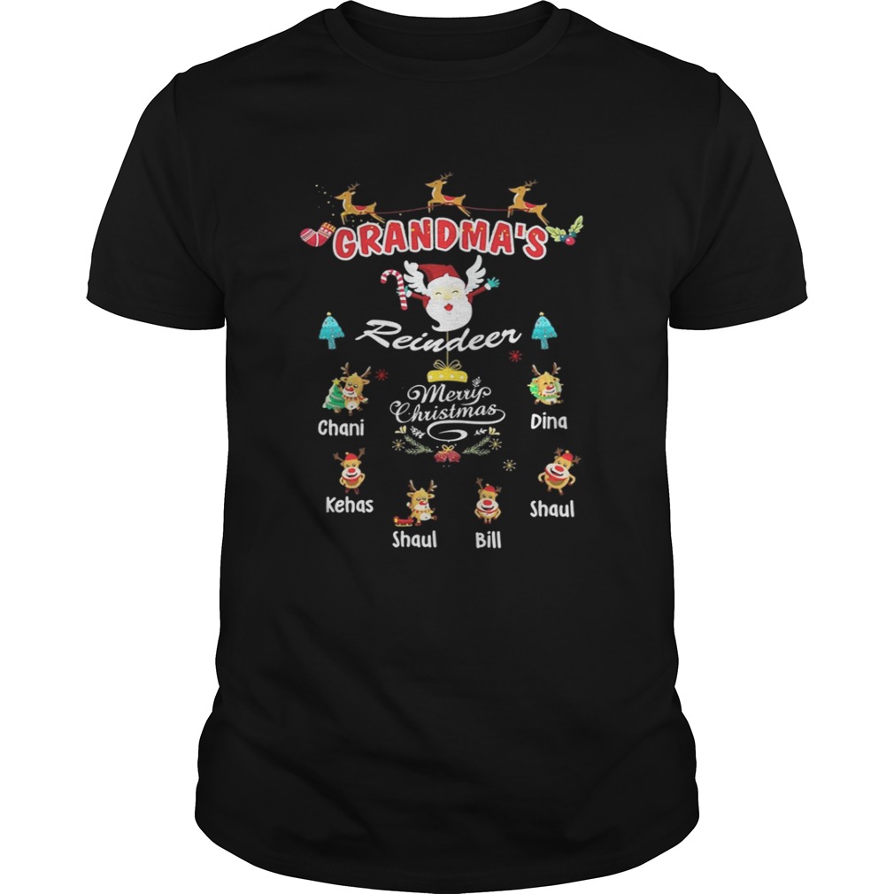 Grandma’s Reindeers Merry Christmas shirt